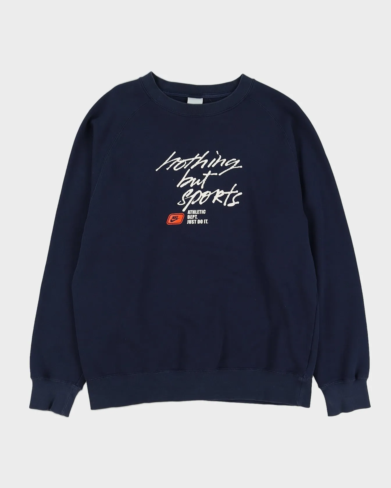 00s Nike "Nothing But Sports" Blue Sweatshirt - XL