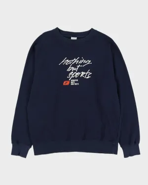 00s Nike "Nothing But Sports" Blue Sweatshirt - XL