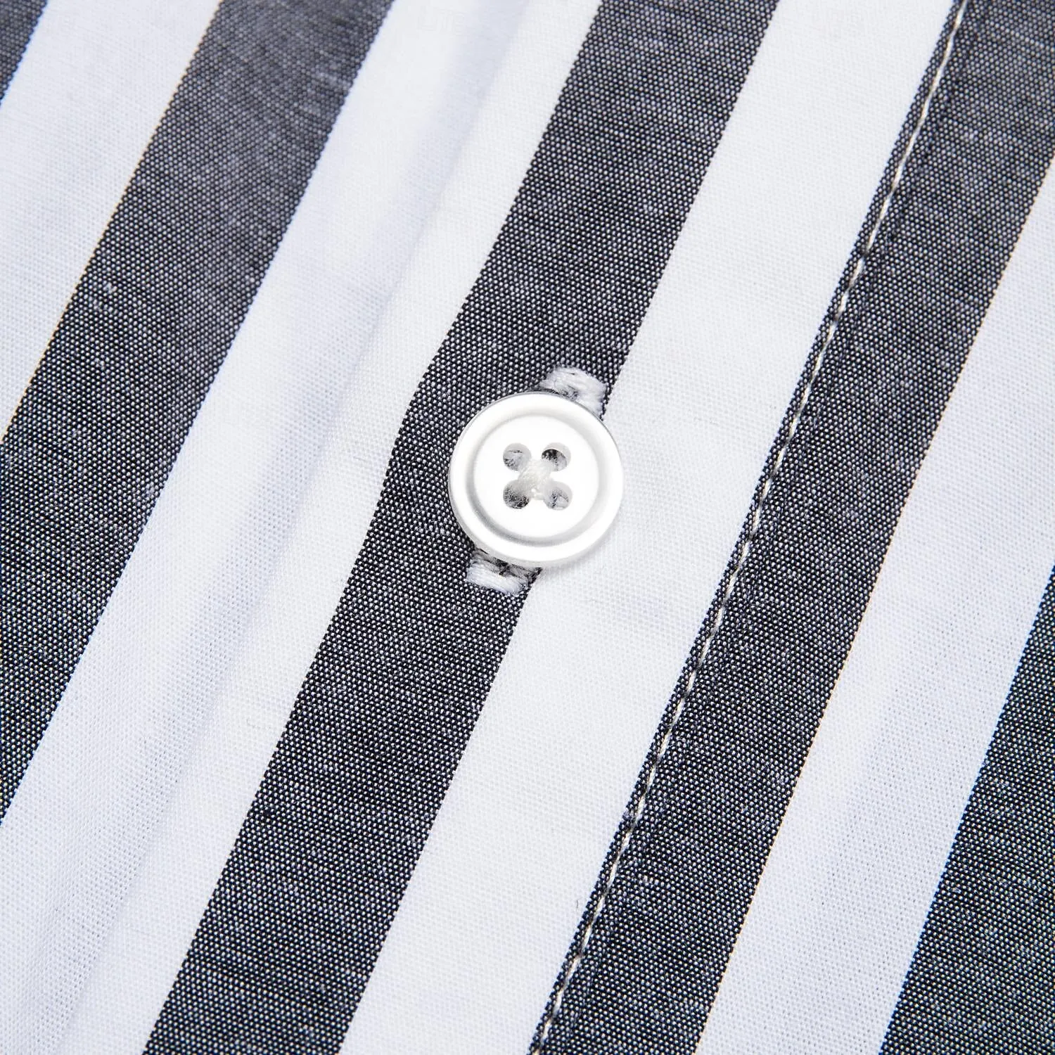 100% Cotton Stripes Business Casual Shirt