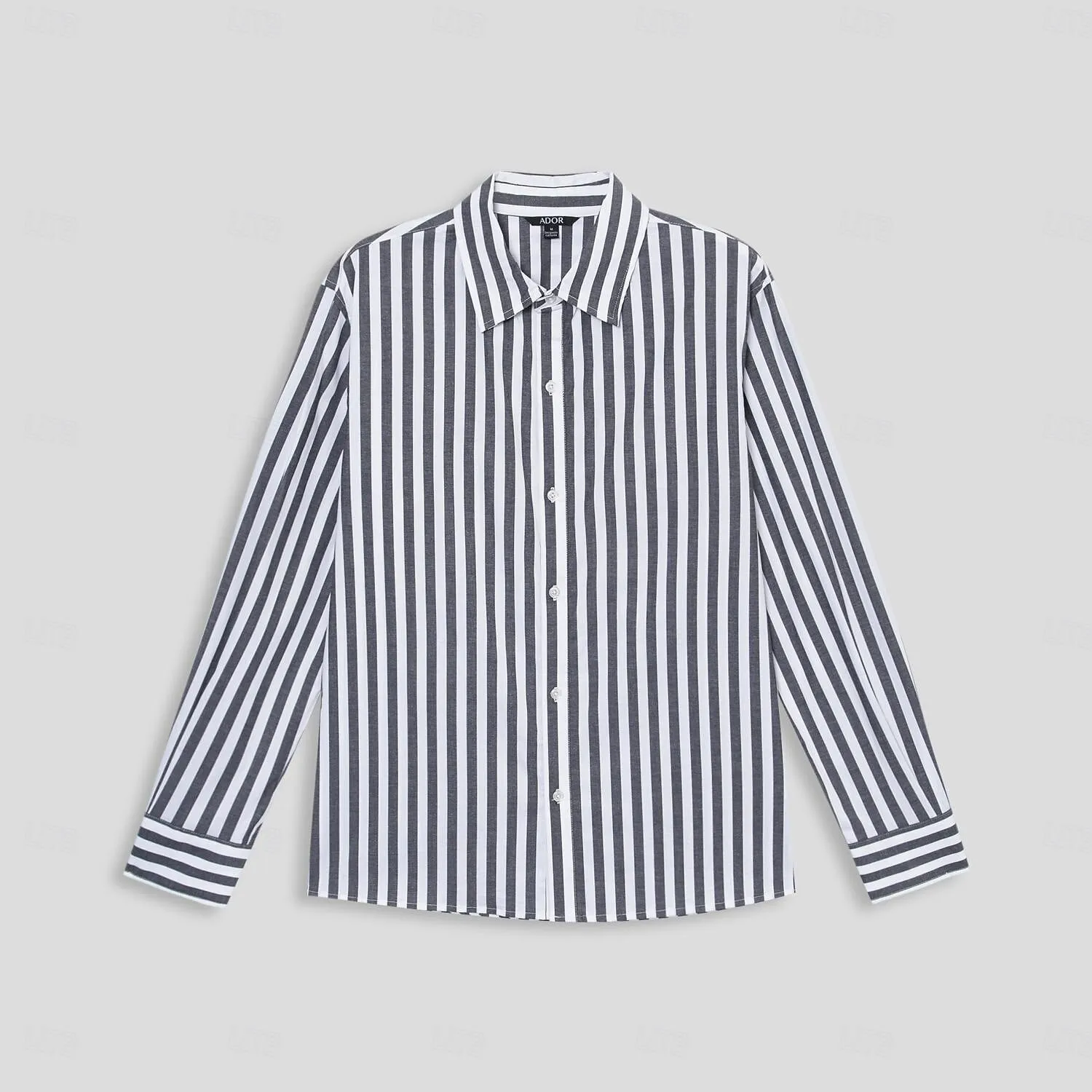 100% Cotton Stripes Business Casual Shirt