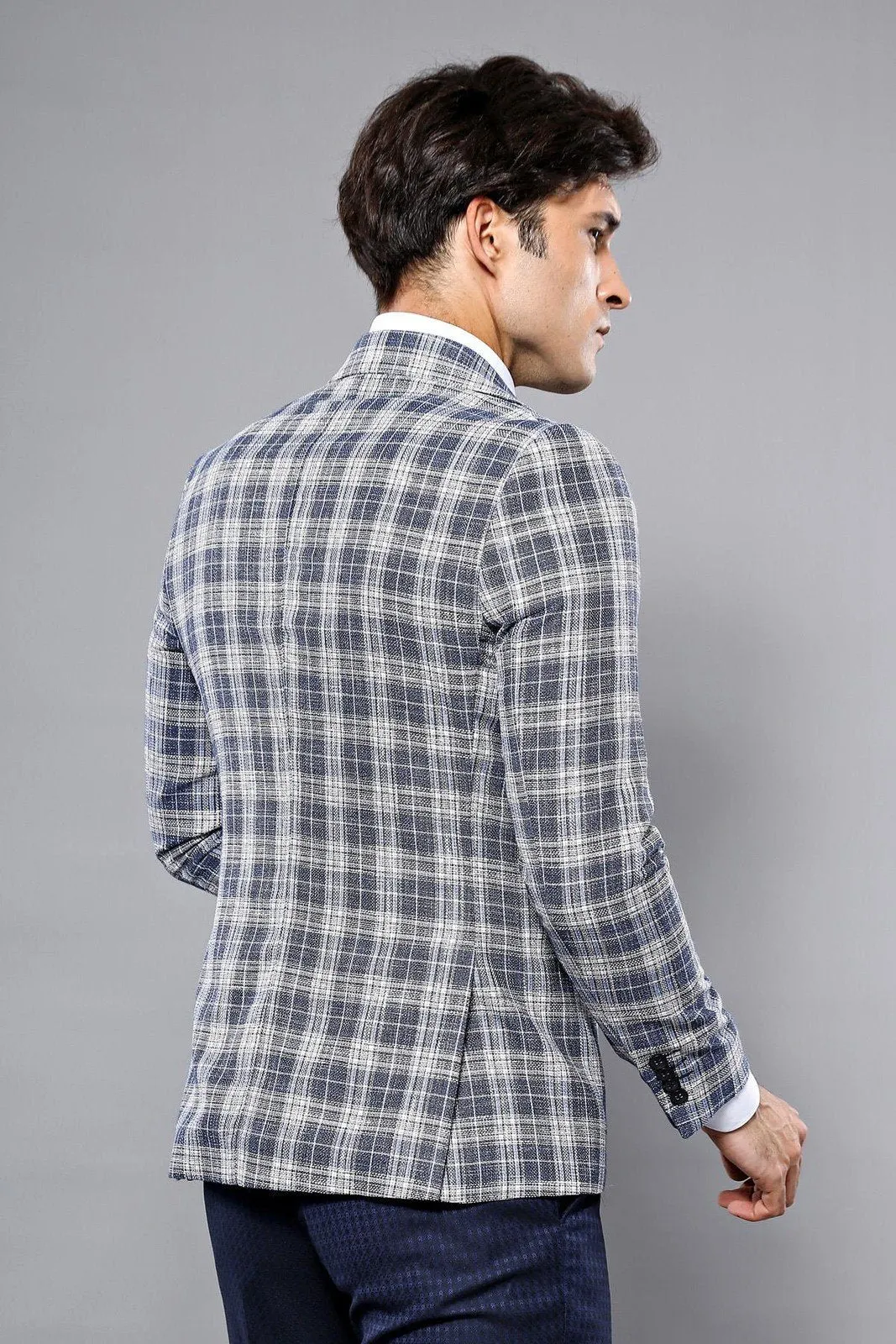 15447 Navy Blue Blazer Jacket
