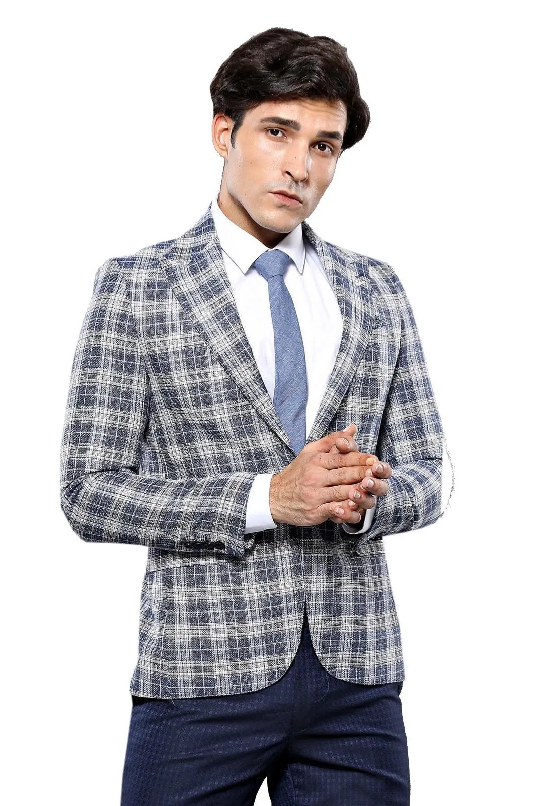 15447 Navy Blue Blazer Jacket