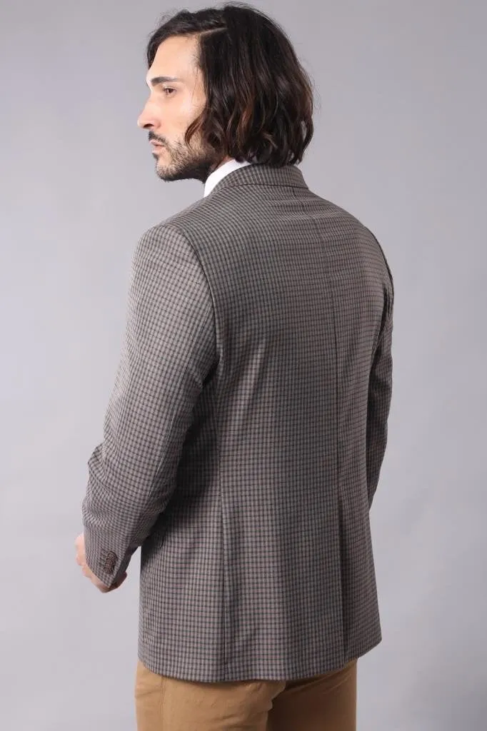 15544 Brown Blazer Jacket