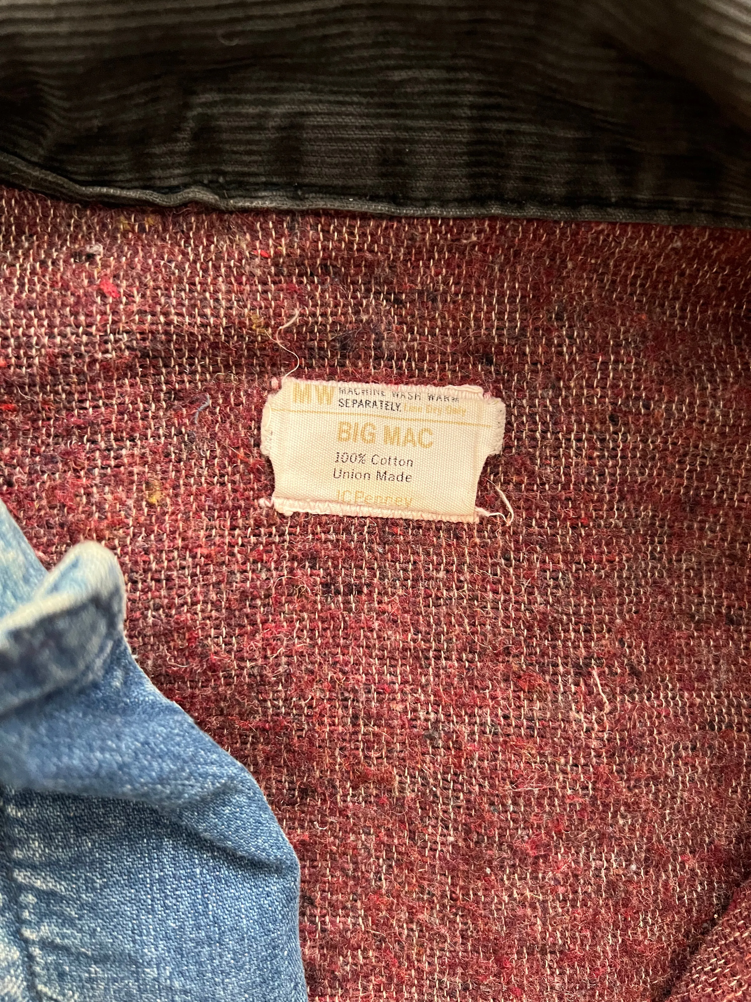1970s Big Mac Blanket Lined Chore Jacket