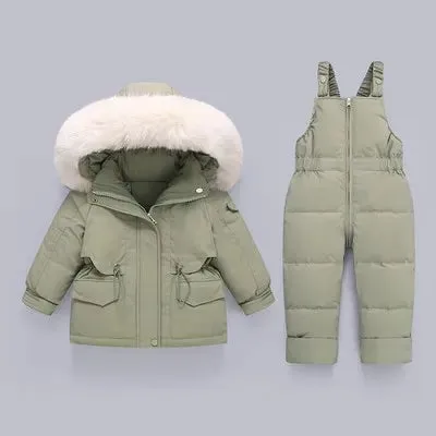 30 Degrees Down Jacket Clothing Set
