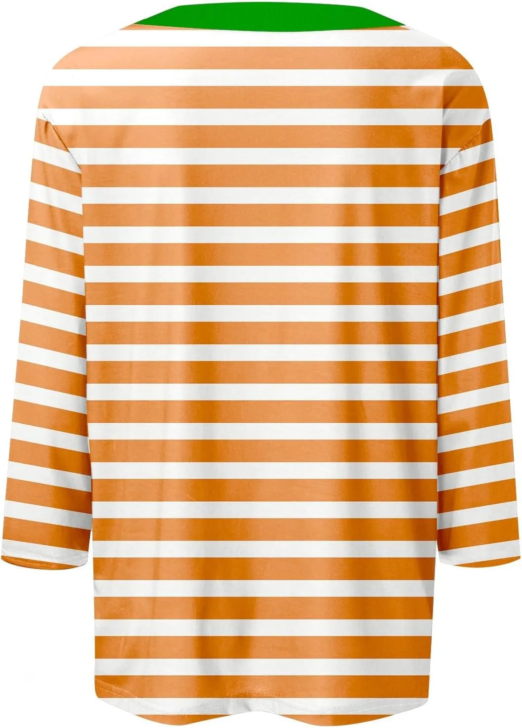 3/4 Length Sleeve Womens Tops Plus Size,Basic Elbow Sleeve Workout Top Striped Shirt Crew Neck 3 Quarter Sleeve Tees