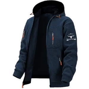 3D Vertigo Print Mens Hooded Sweatshirt for Workouts & Streetwear
