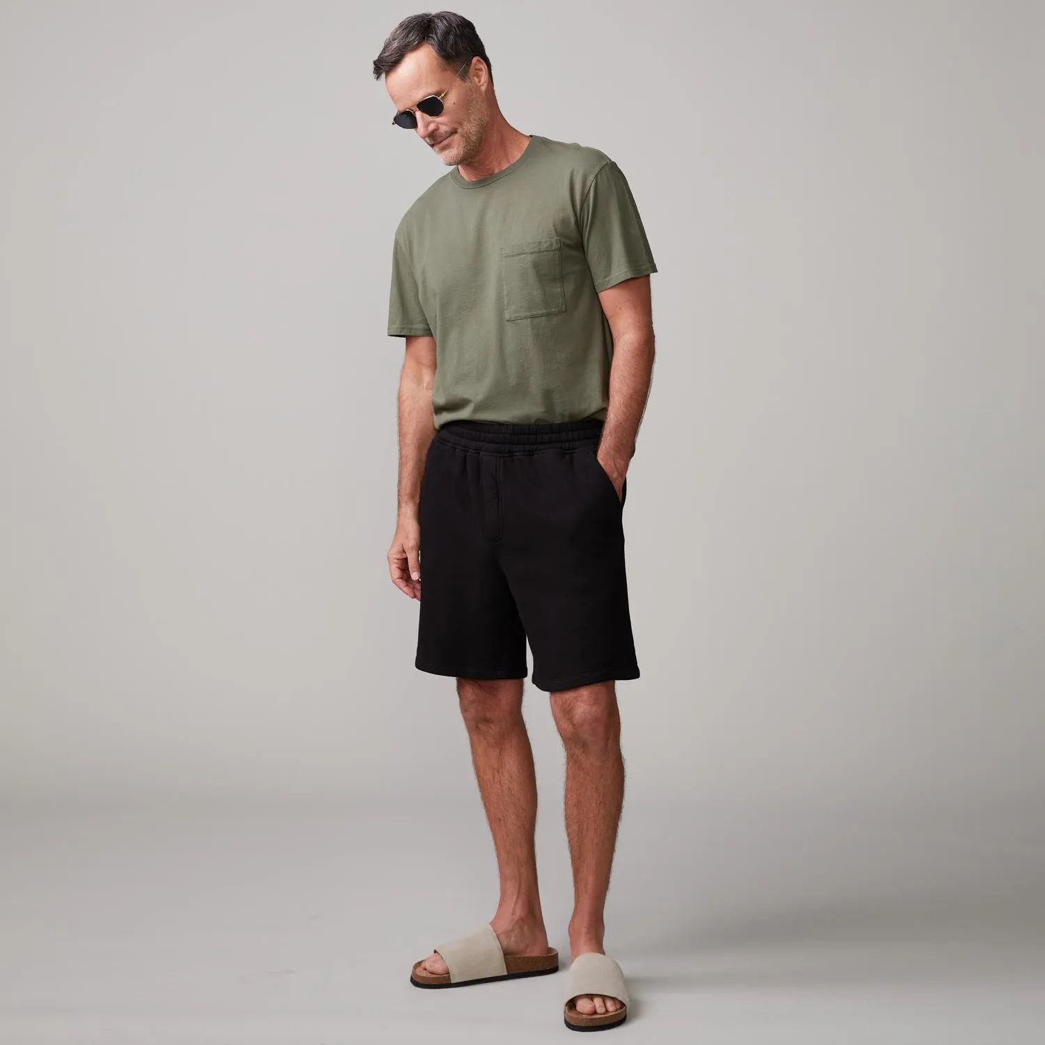 Curved Hem 70's Shorts