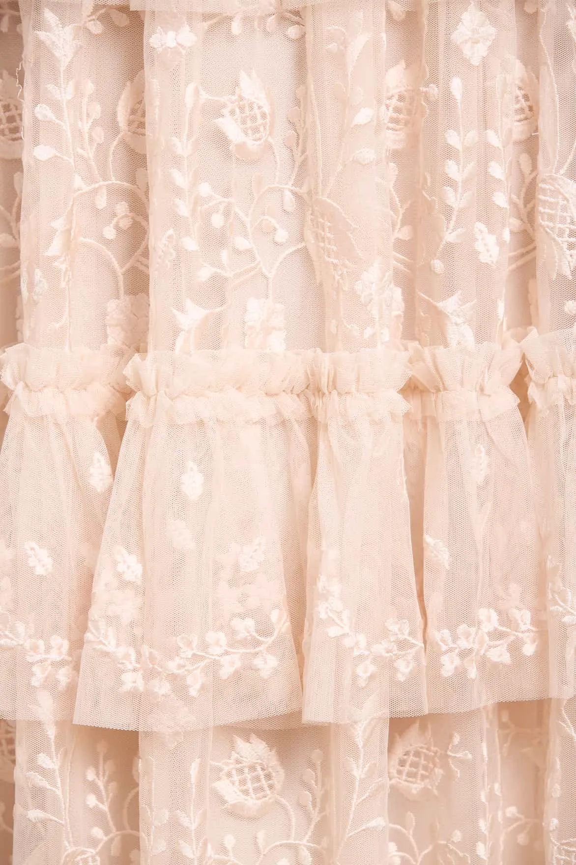 Playful Cut Farm Scene Primrose Gown