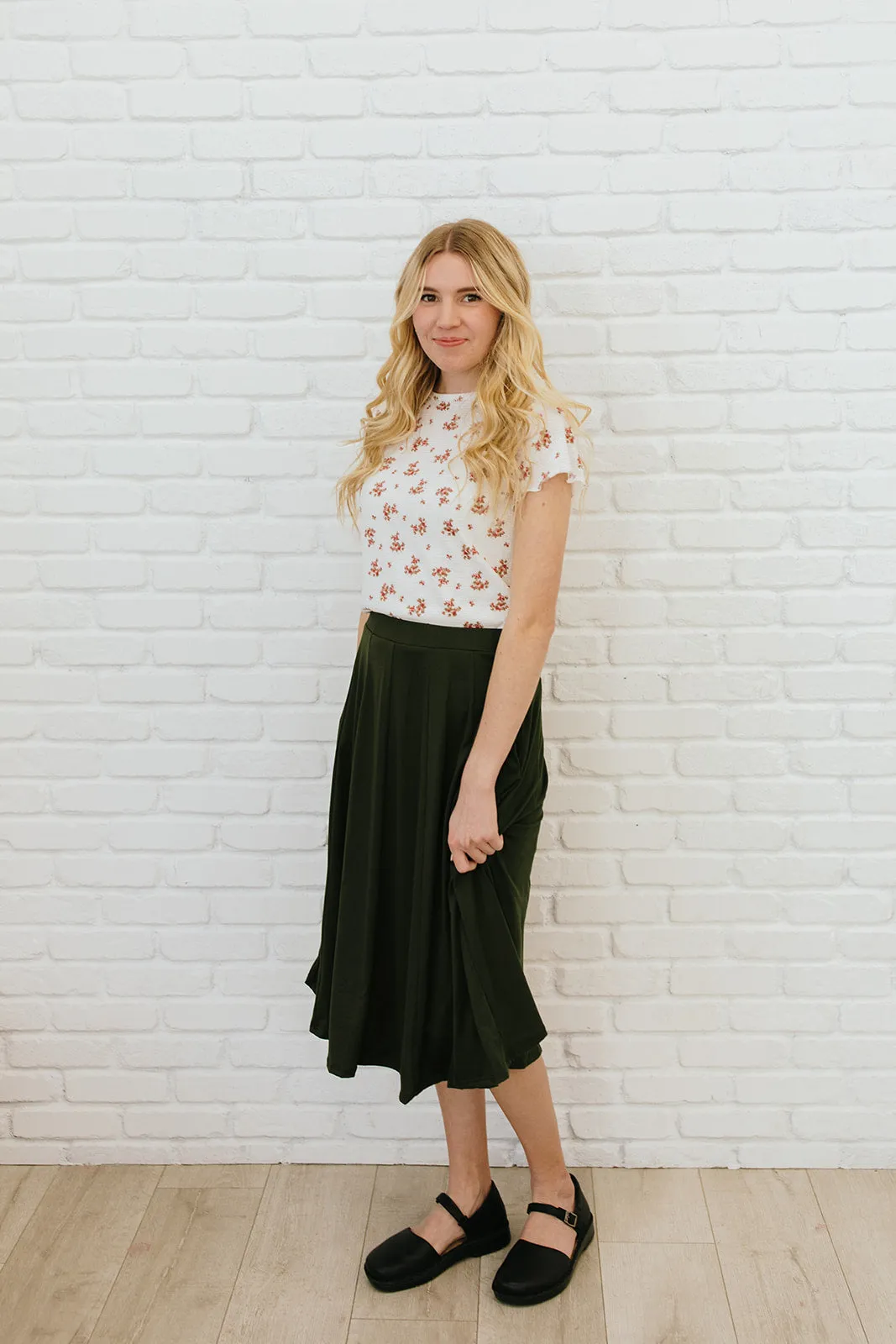 Convertible Length Neat Fit Aubrie Skirt