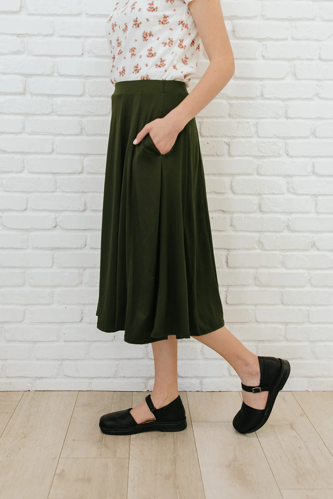 Elevated Casual Layered Design Aubrie Skirt