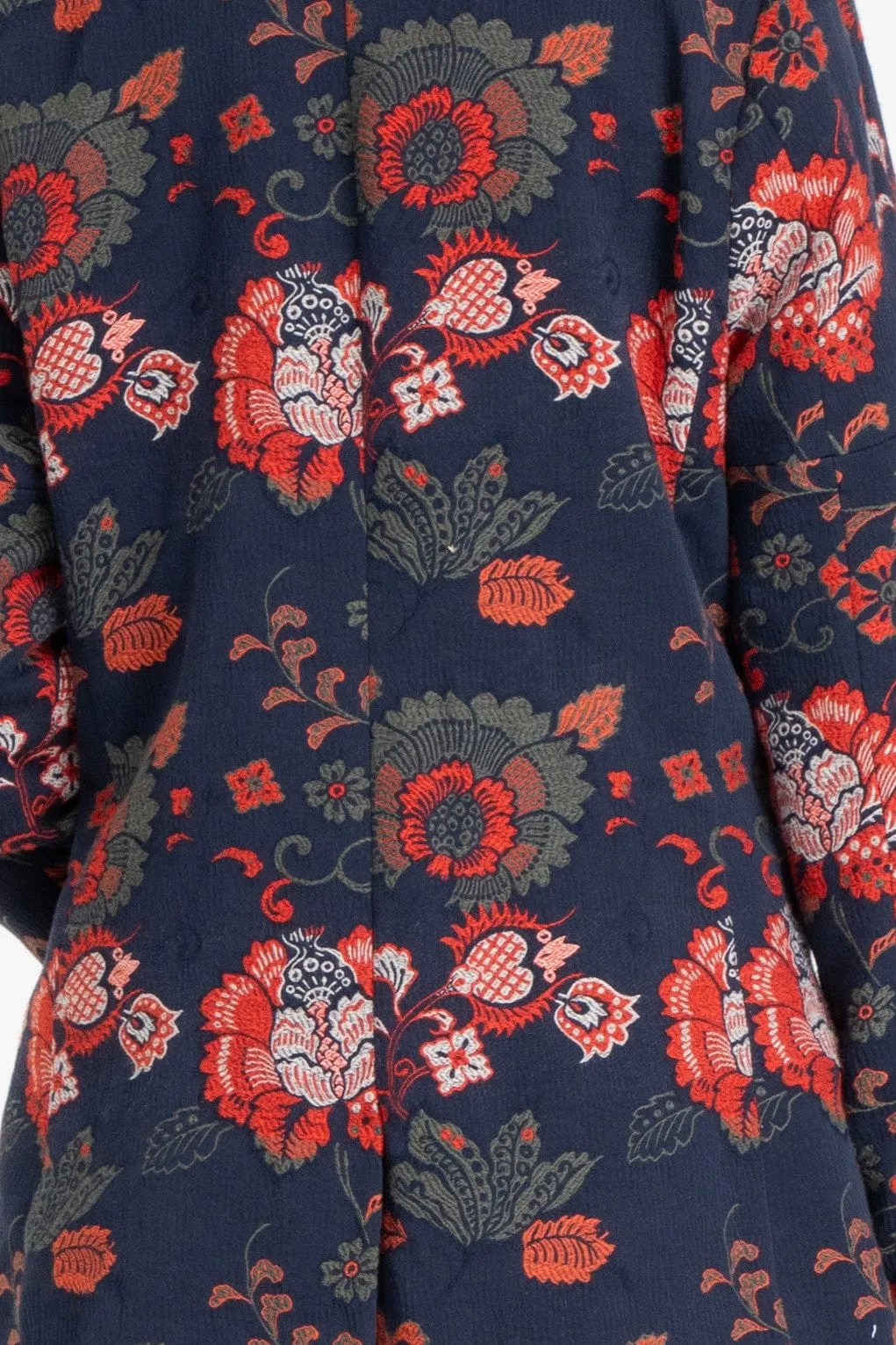 Lincoln Coat ?C Sapphire Damask All weather Thermo Regulating