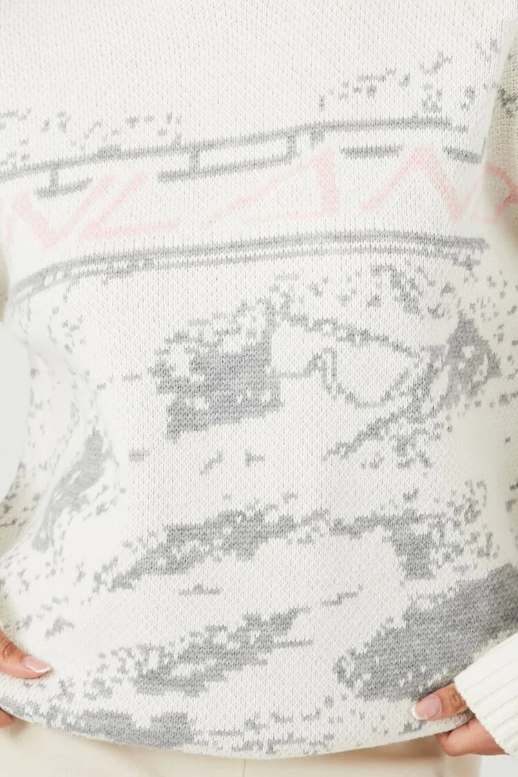Abstract Outdoor Sweater