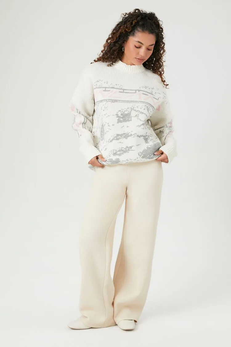 Abstract Outdoor Sweater