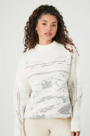 Abstract Outdoor Sweater