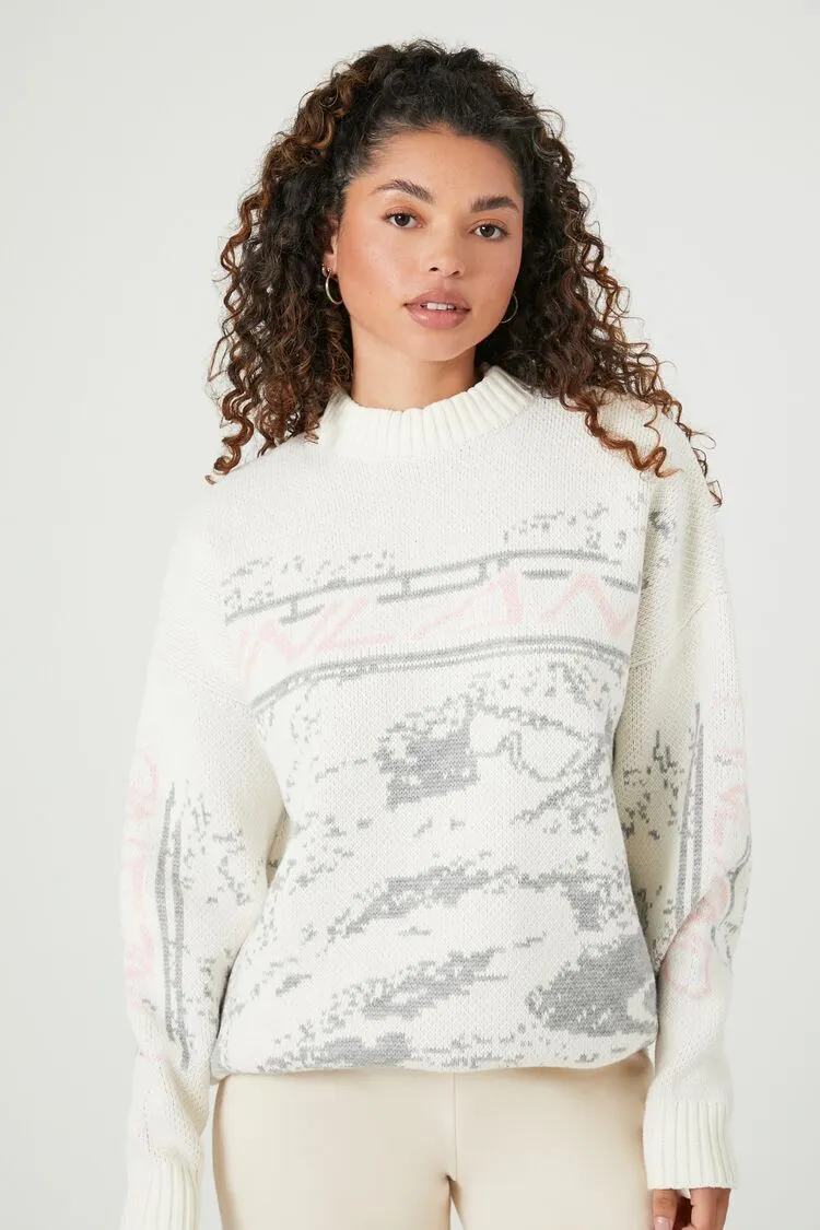 Abstract Outdoor Sweater