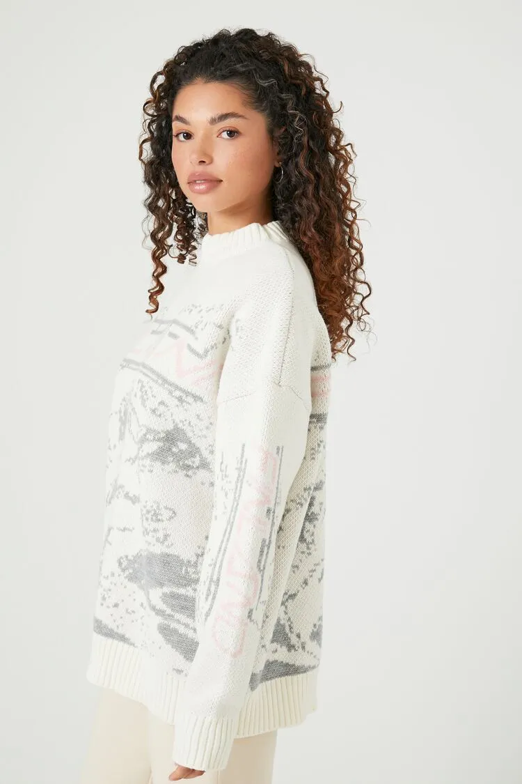 Abstract Outdoor Sweater