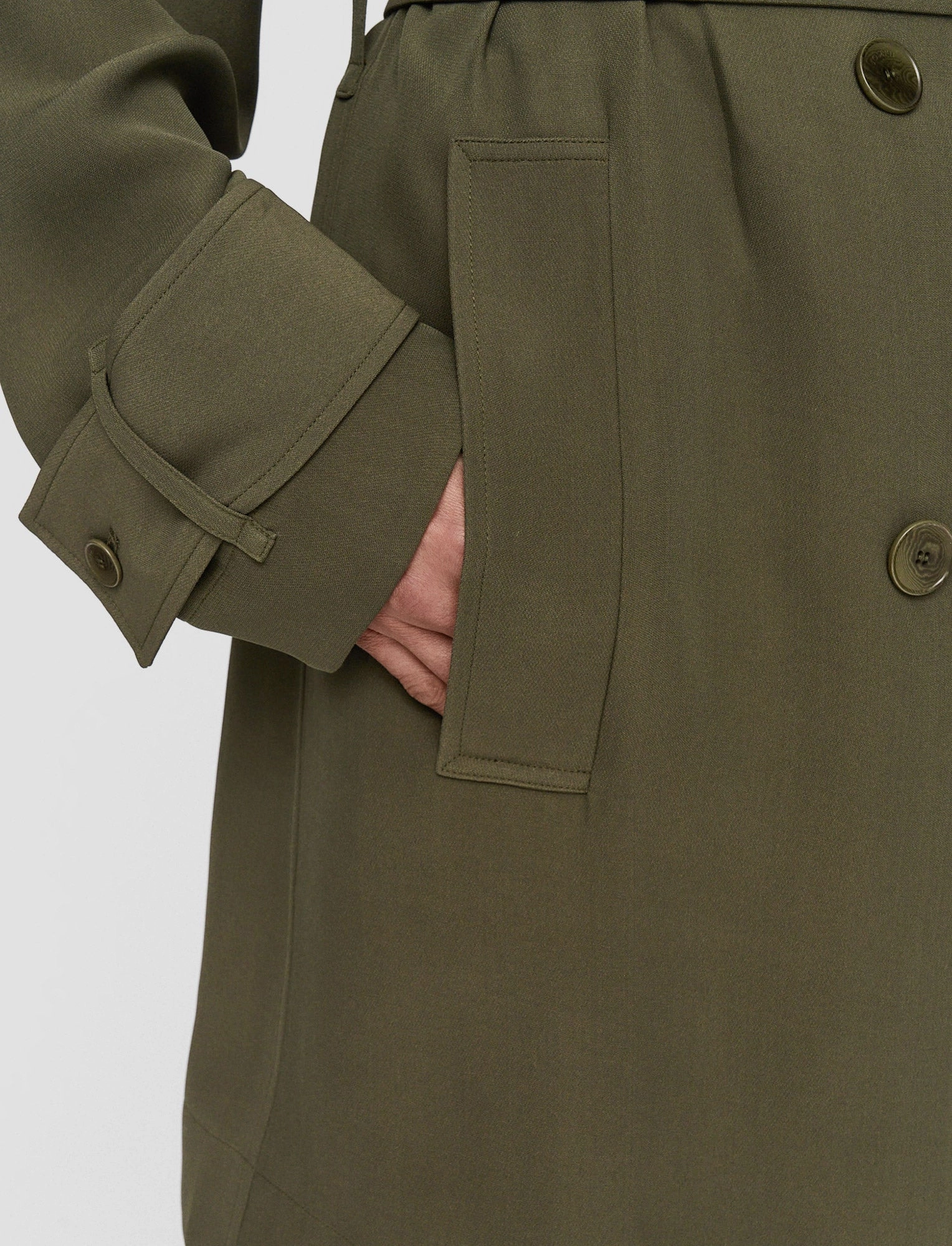 Silk Crepe Charah Jacket Light Drape Rain Ready