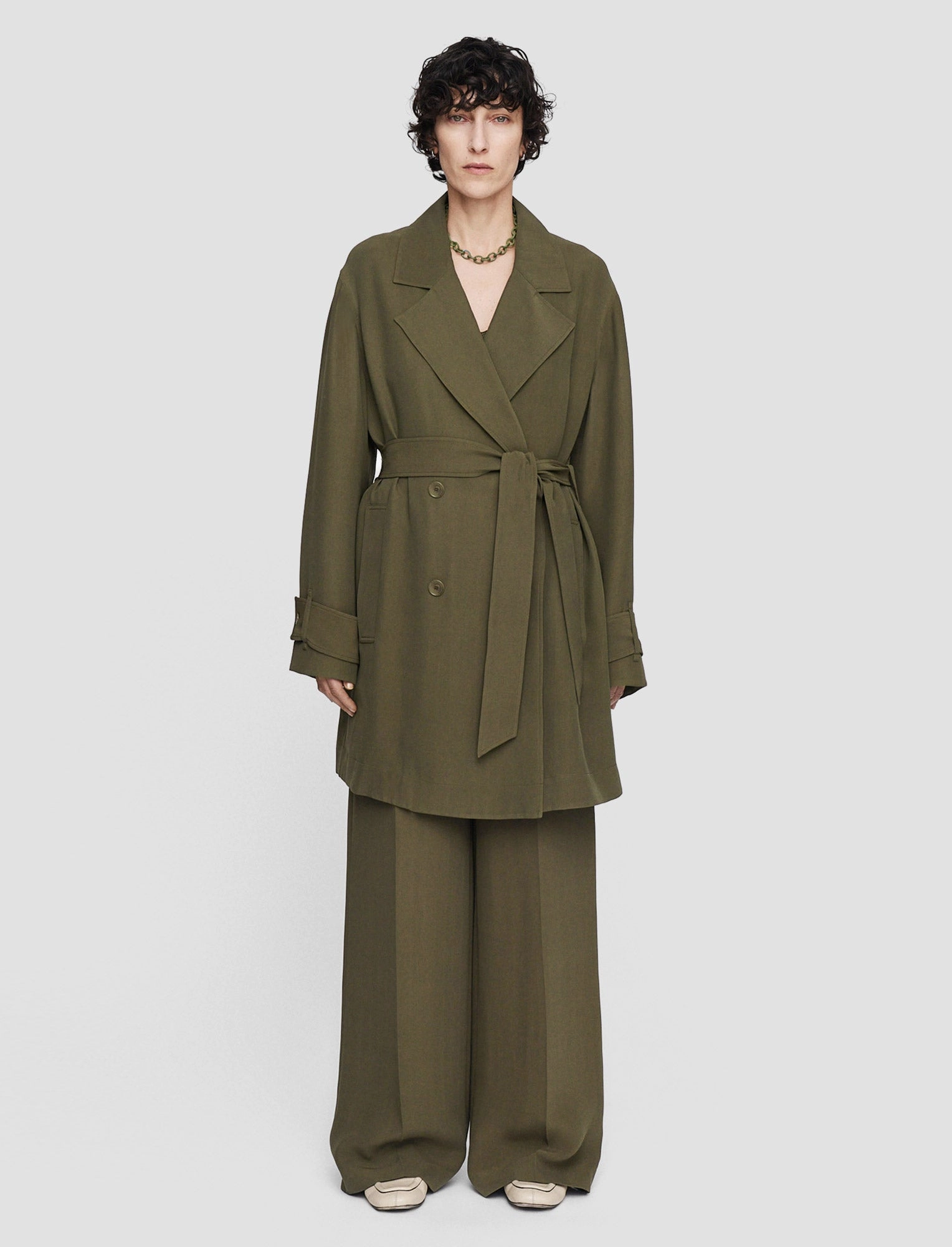 Silk Crepe Charah Jacket Casual Edge Love