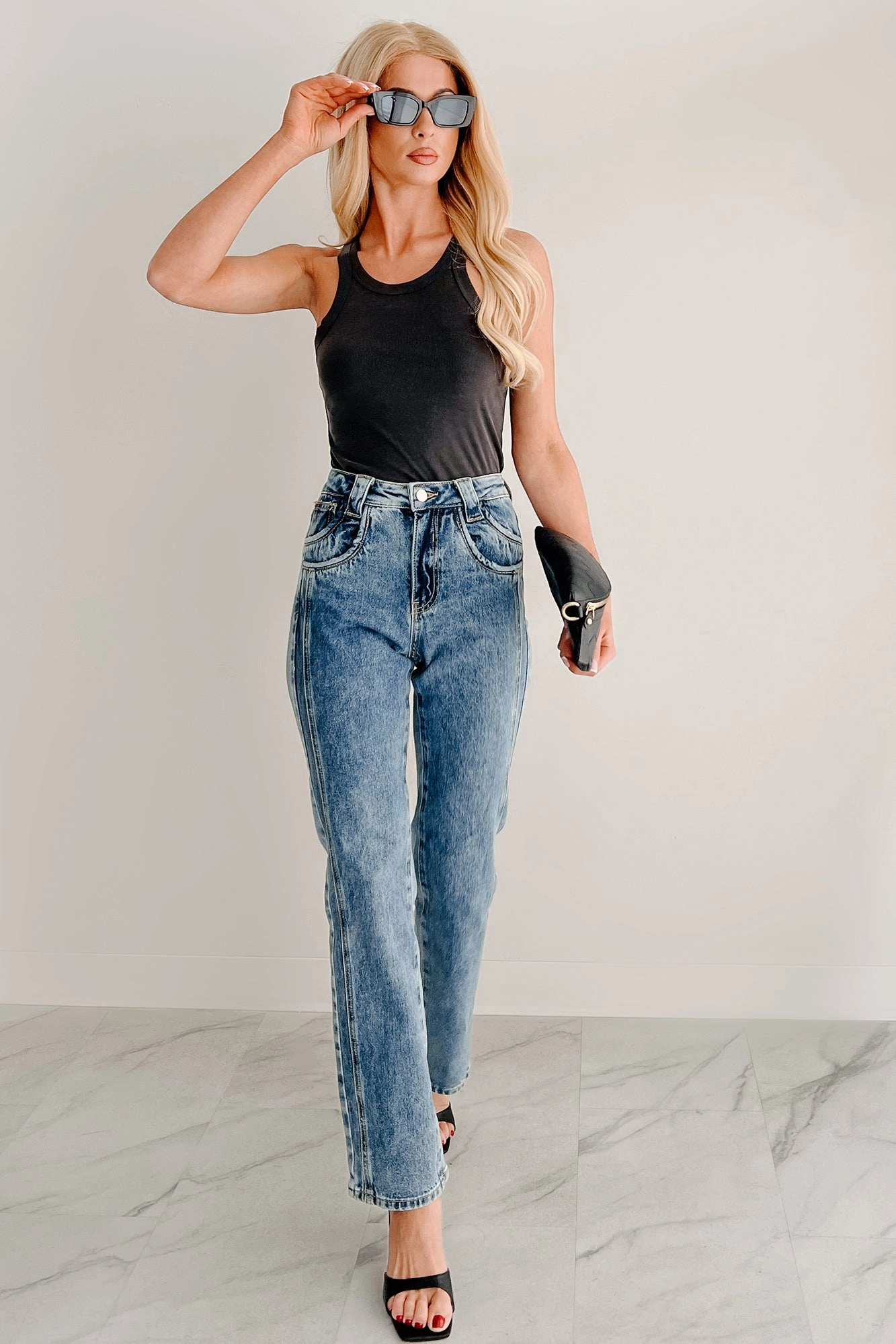 Ada High Rise Saige Dad Jeans (Medium) Daily Wear