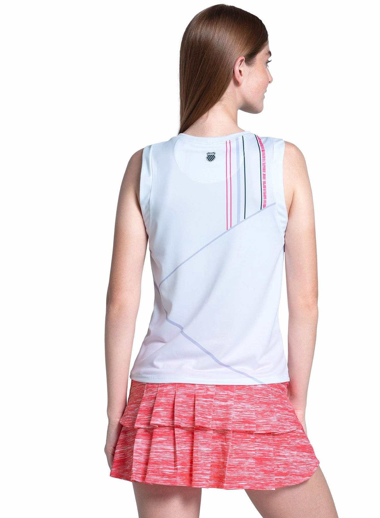 Court Rush Tank Adaptive Fit Technology Layered Neckline