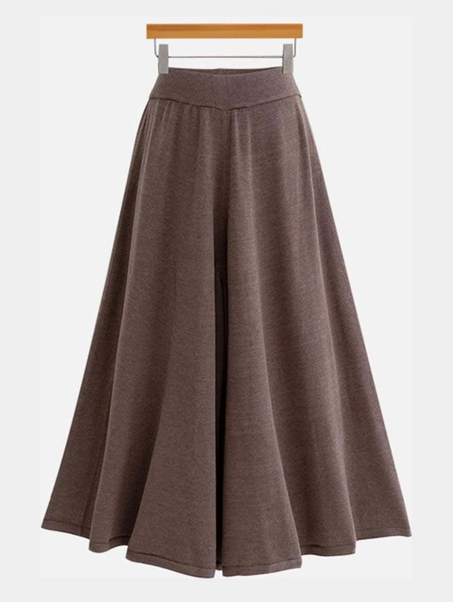 MIDI LENGTH HIGH WAIST CASUAL SKIRT RecycledPolyester