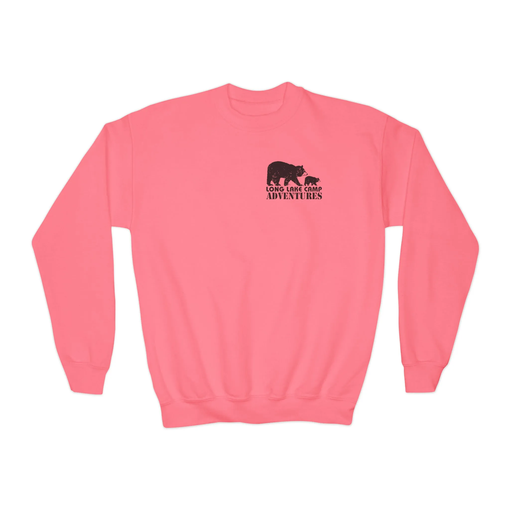 Adventure Youth Sized Unisex Crewneck Sweatshirt (Select Color)