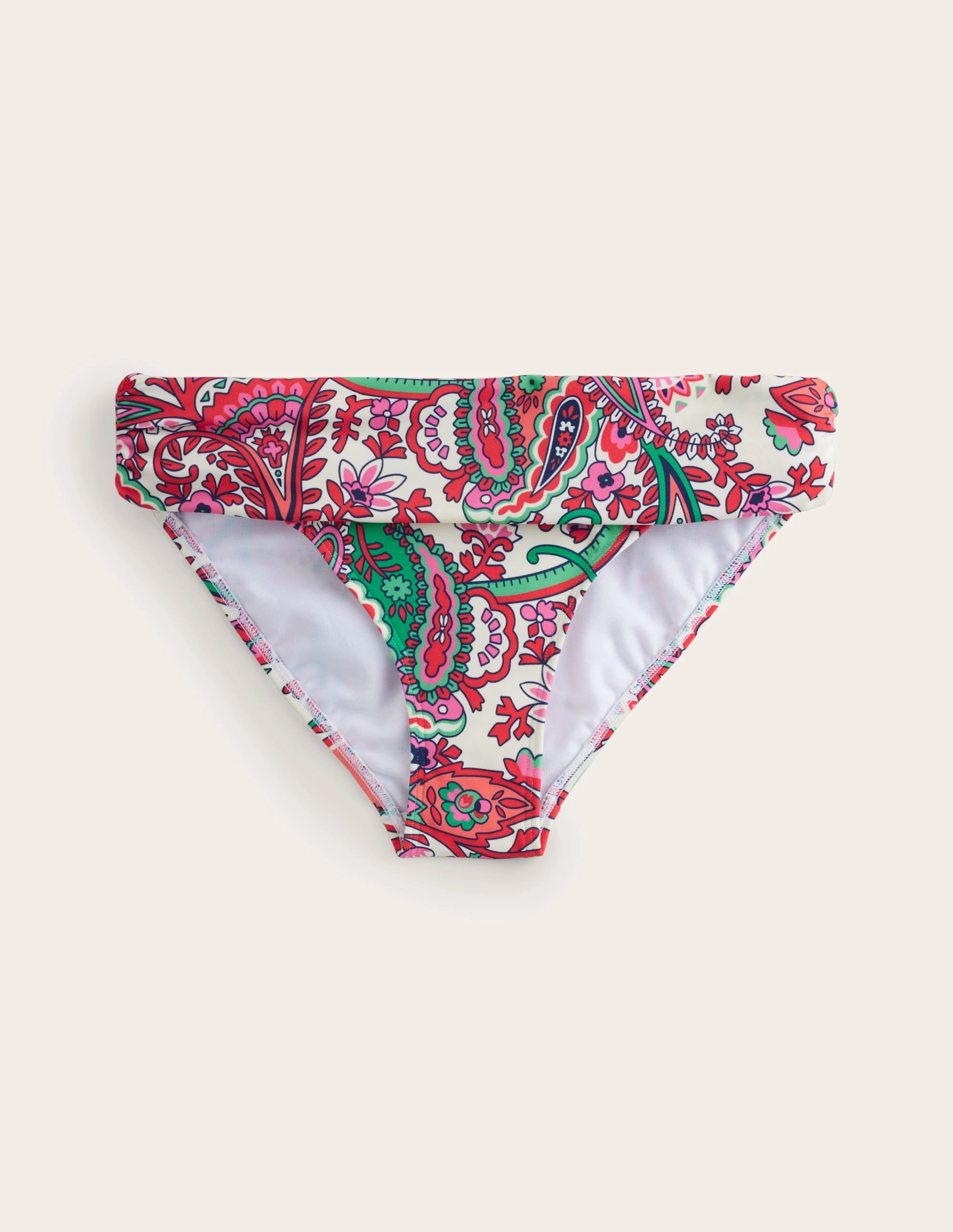 Eco Friendly Classic Fold Bikini Bottoms-Multi, Fantastical