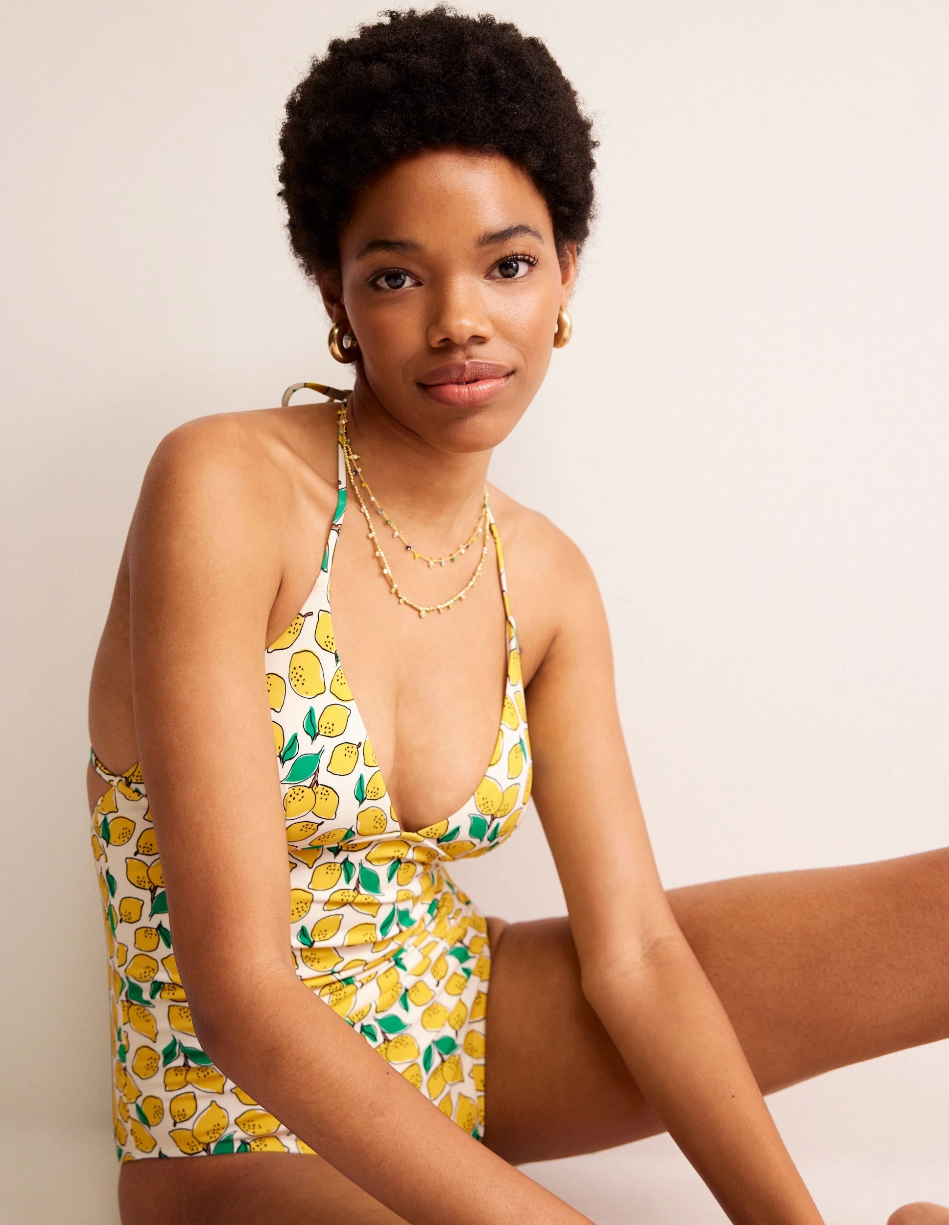 Symi String Swimsuit-Ivory, Lemons Tagless label
