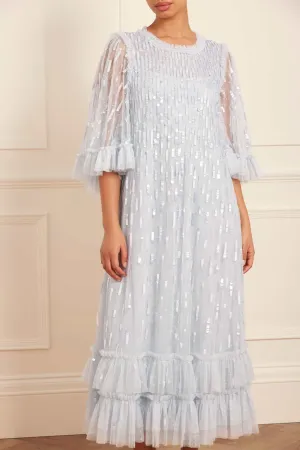 Sequin Dash Ballerina Dress Subtle Drape Everyday-Comfort