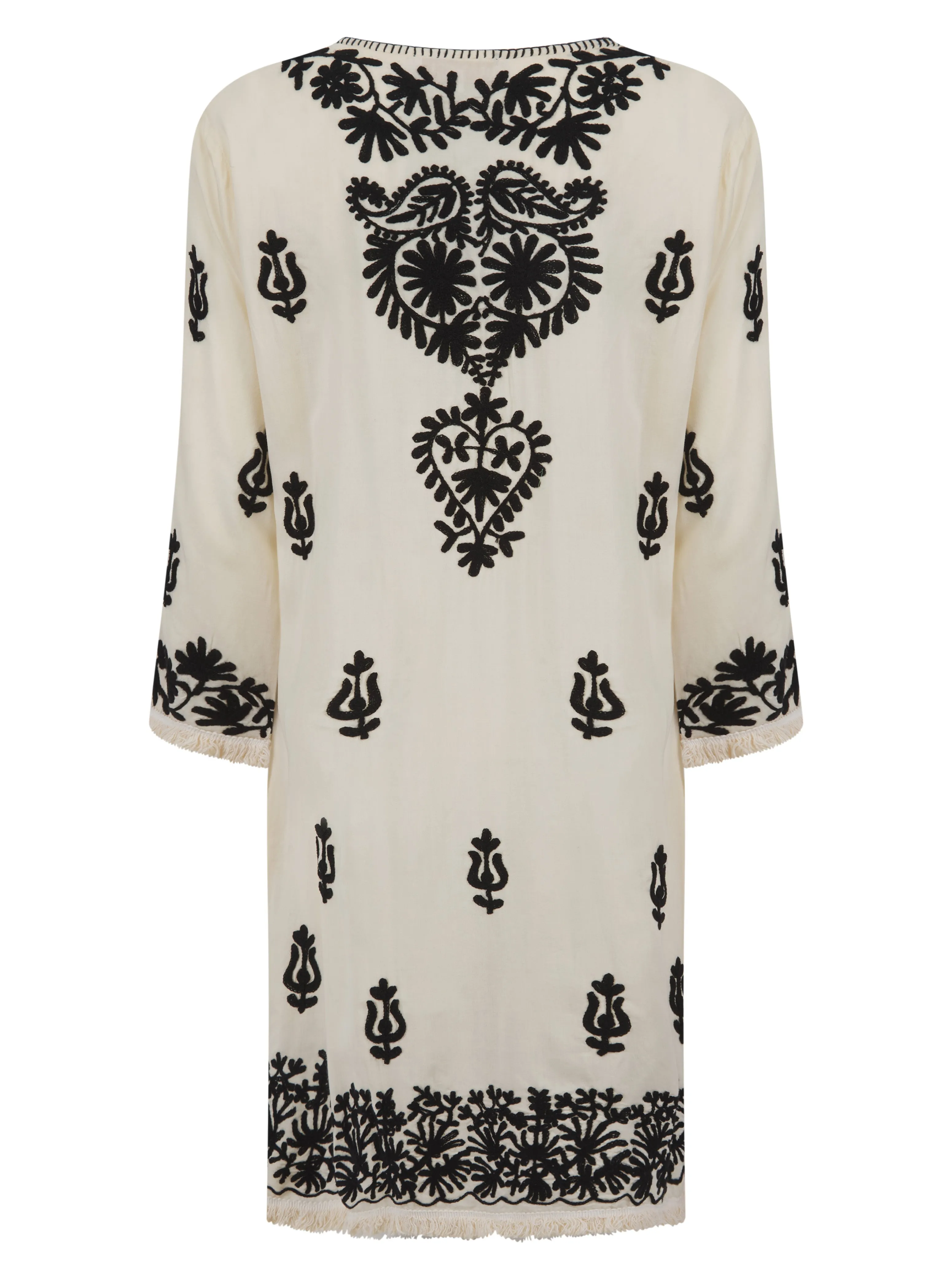 Seasonal Layering Winter Wrap Aggie Dress Pearl/Black