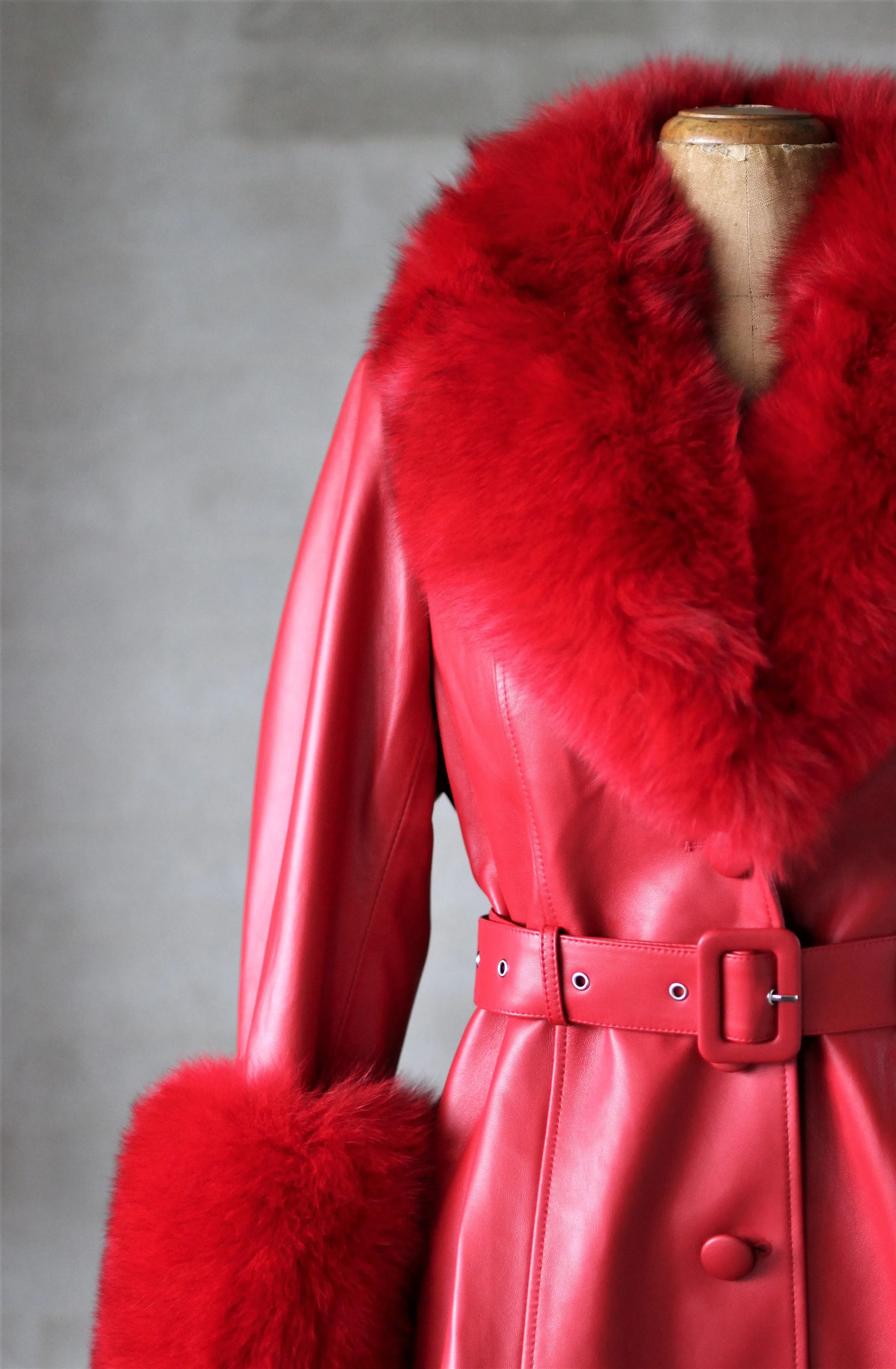 AGNES Red Trench Coat PRE-ORDER