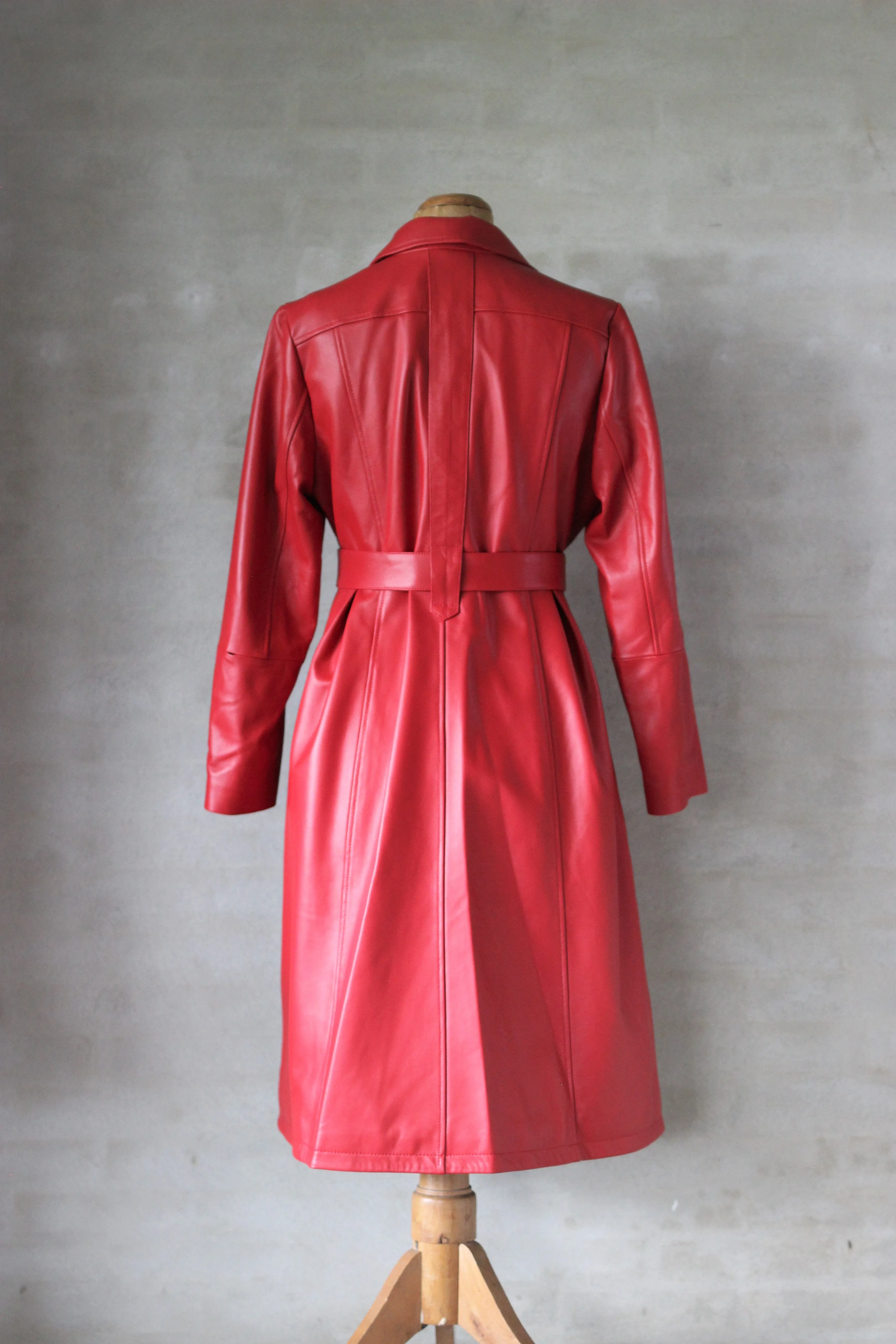 AGNES Red Trench Coat PRE-ORDER