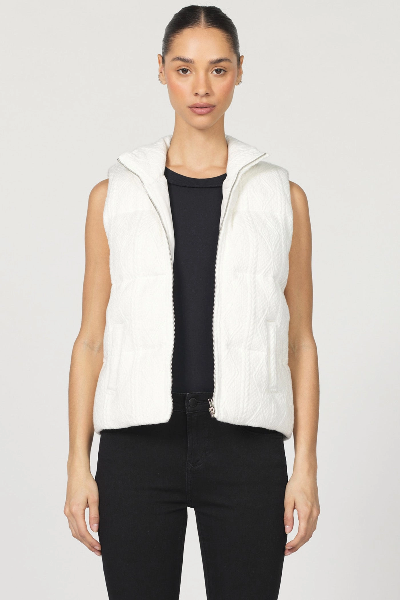 summer look Dear John Hadley Vest in Cream
