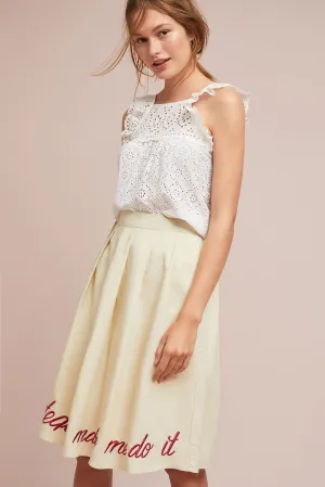 Gather Details Tequila Midi Skirt