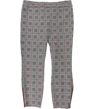 Alfani Womens Mixed Plaid Casual Trouser Pants