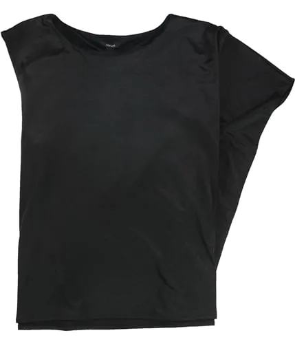 Alfani Womens Solid One Shoulder Blouse