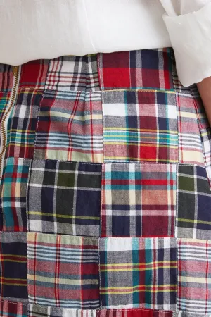 Flexible Comfort Wear Stretch Support Ali Skirt Sconset Patch Madras