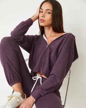 Original Fleece Zip Up Hoody Evening Chic