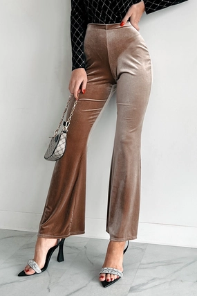 NonChafingEdges Timeless Treasures Velvet Pants (Tan)