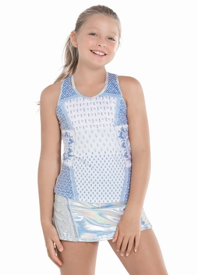 All In Ikat Tank Formal Blouse Sustainable Production Certified