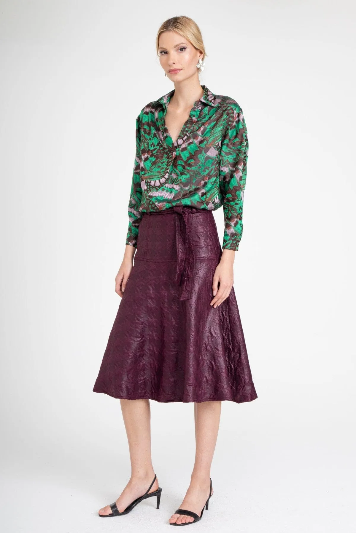 Allas Skirt ?C Merlot Outfit Game Style Layering