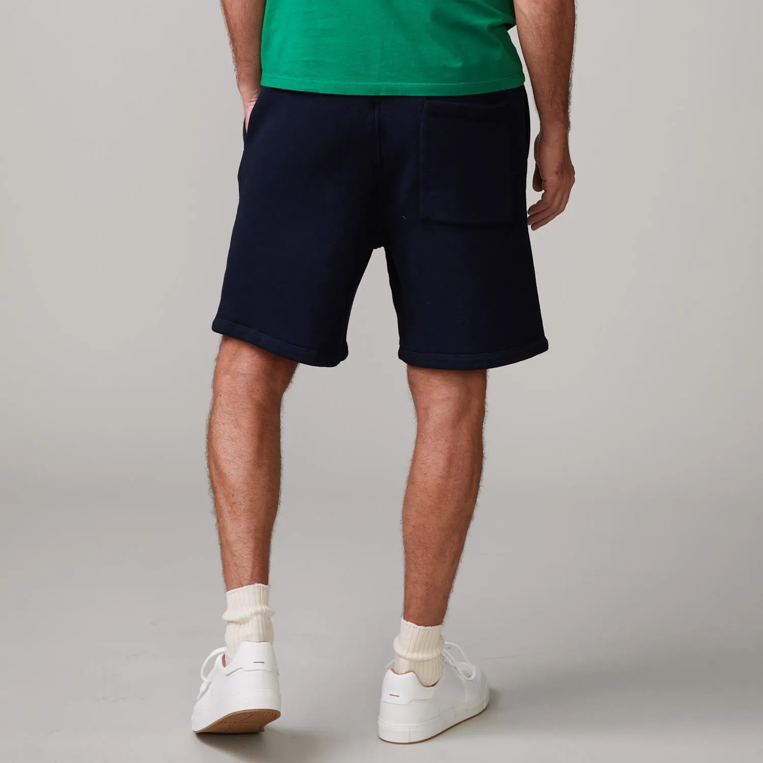 FlexibleNeckline Ribbed Hemline 70's Shorts