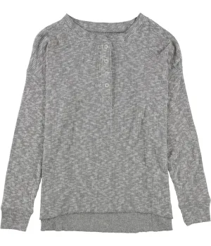 American Eagle Womens Solid Henley Shirt, TW1