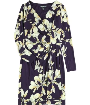 American Living Womens Slim-Fit Sheath Wrap Dress