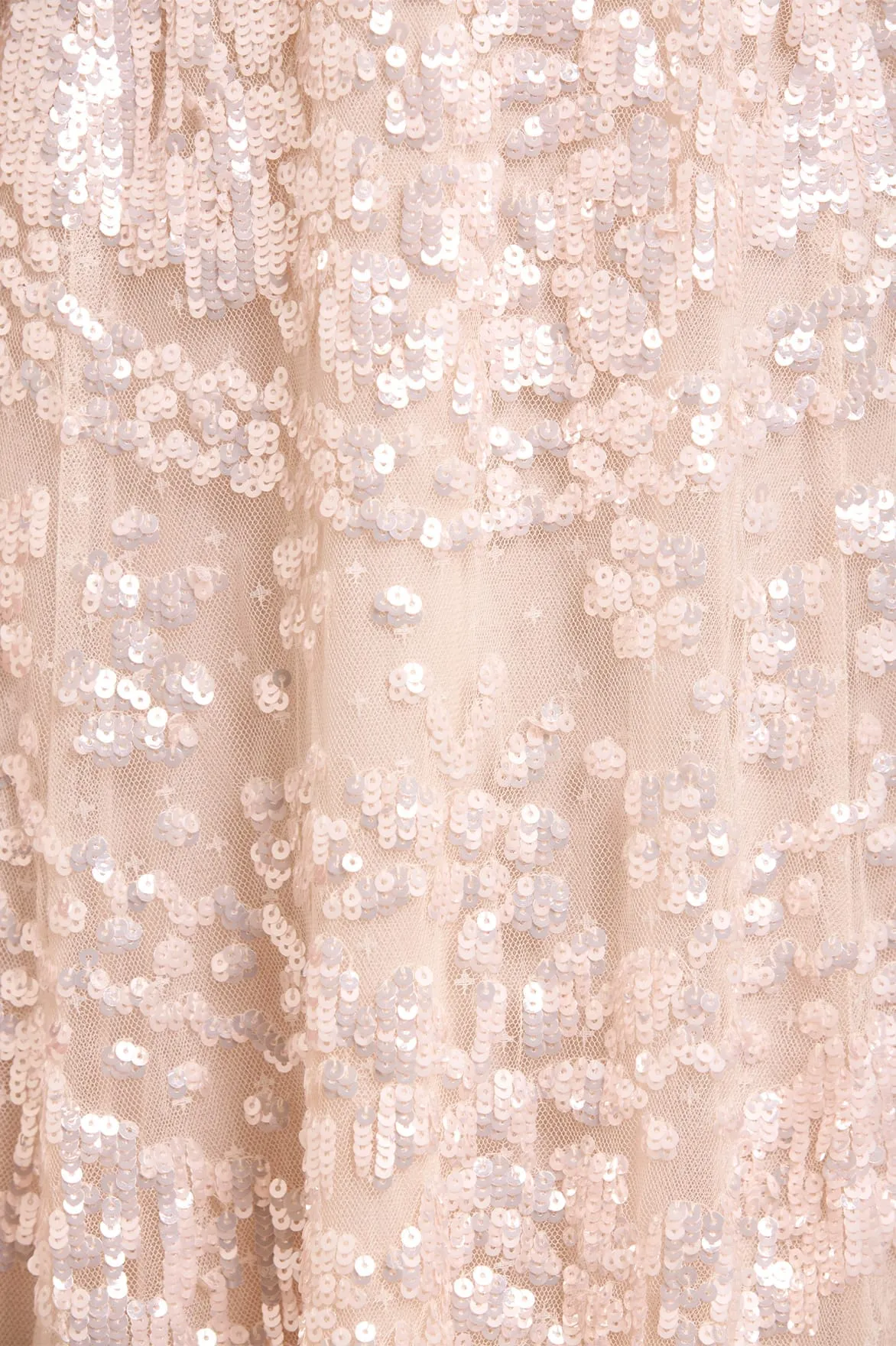 Anais Sequin Ballerina Dress Romantic-Style Fitted Base