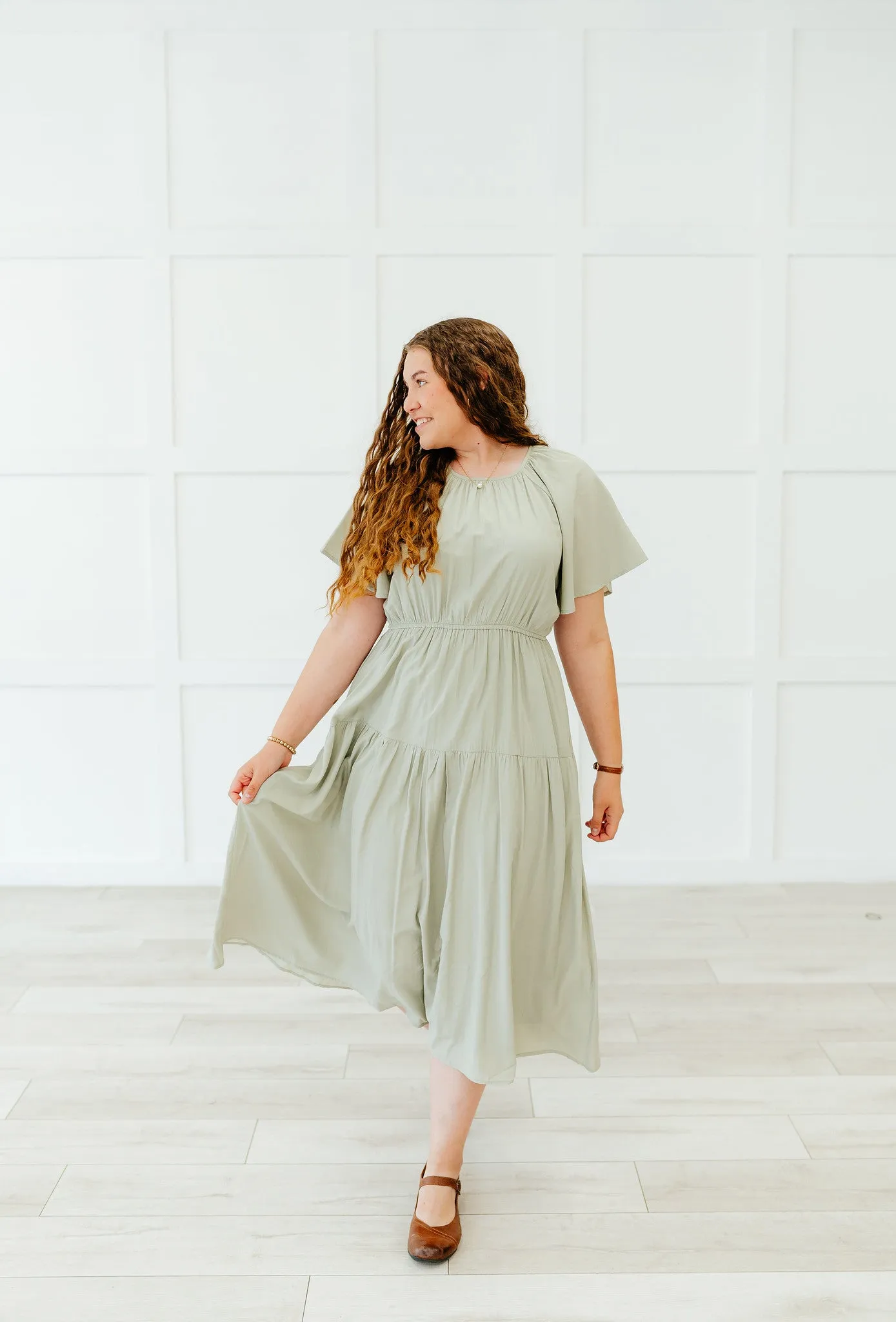 Comfy and Relaxed Boat-Neck Angie Dress