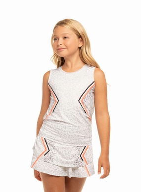 BiodegradableFabric UltraSoftLining Animal Instinct Tie Back Tank
