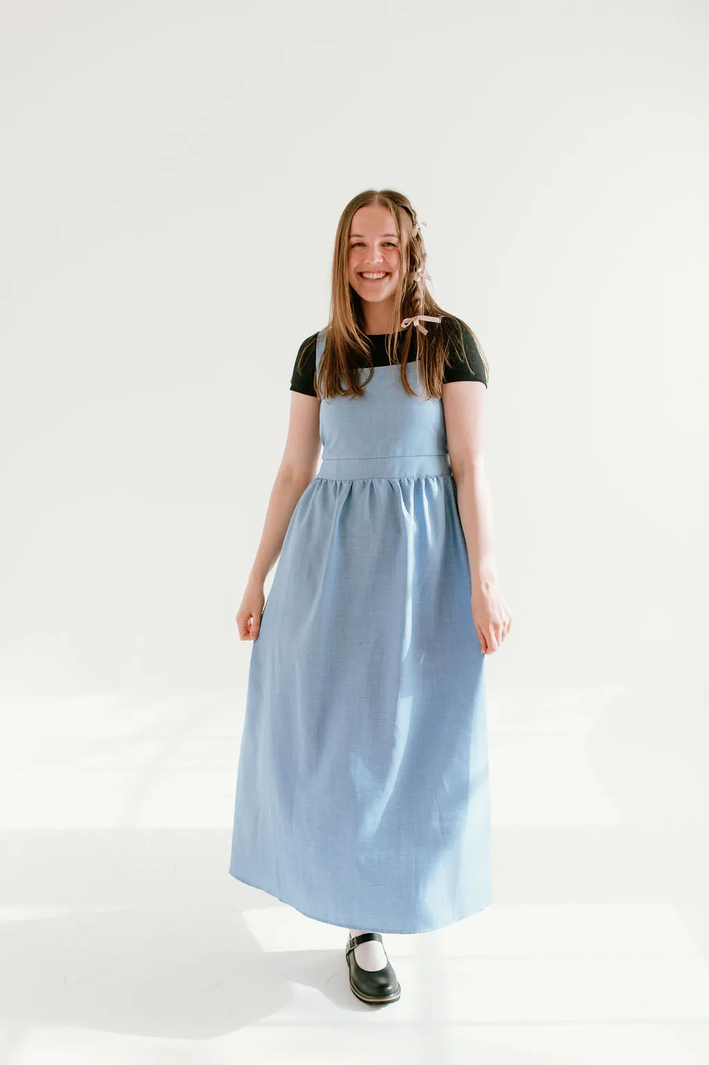 Anna Layering Tee Ribbed Neckline