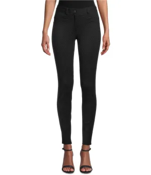 Anne Klein Womens Pin-Dot Casual Leggings